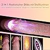 Realistische Dildos Vibrator Sex Spielzeug für die Frau - Beheizter Analdildo mit 7 Stoßmodi und Vibration für Frauen Realistische Vibratoren Diloschwanz für Frauen Penis Vibrator Sex Toyset für Woman – Bild 3