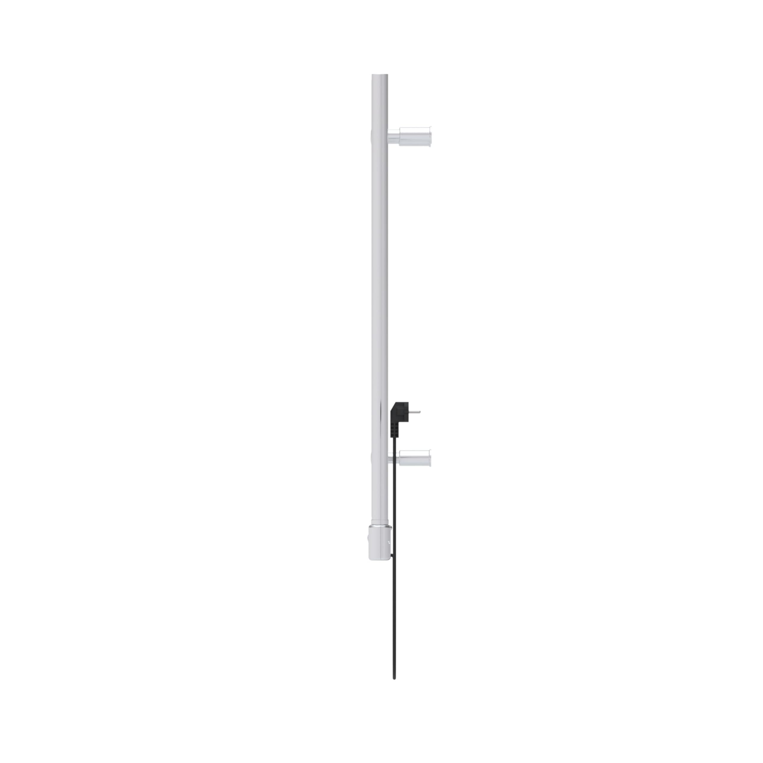 facula - Radiador Toallero Eléctrico Fluido Cromado Electrónico 300w | Fácil manejo | Boost 2h | Temporizador 12/24h