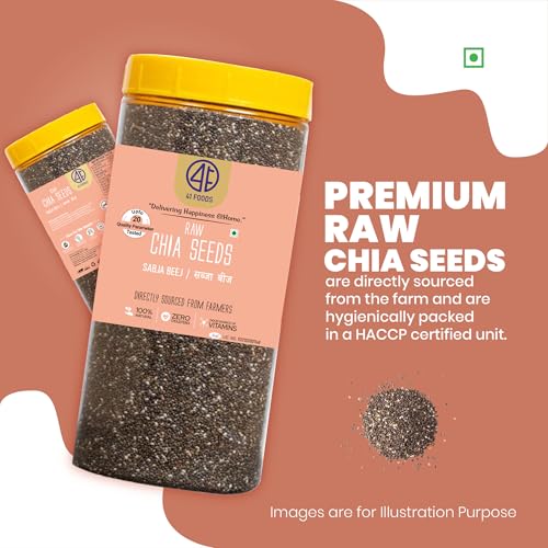 Image of 41 Foods Premium Chia Seeds | Chia Beej | 100g
