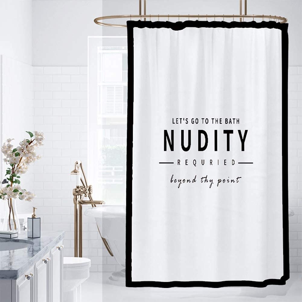 Rideau de douche anti-moisissure en polyester lavable, la solution pour salle de bain saine