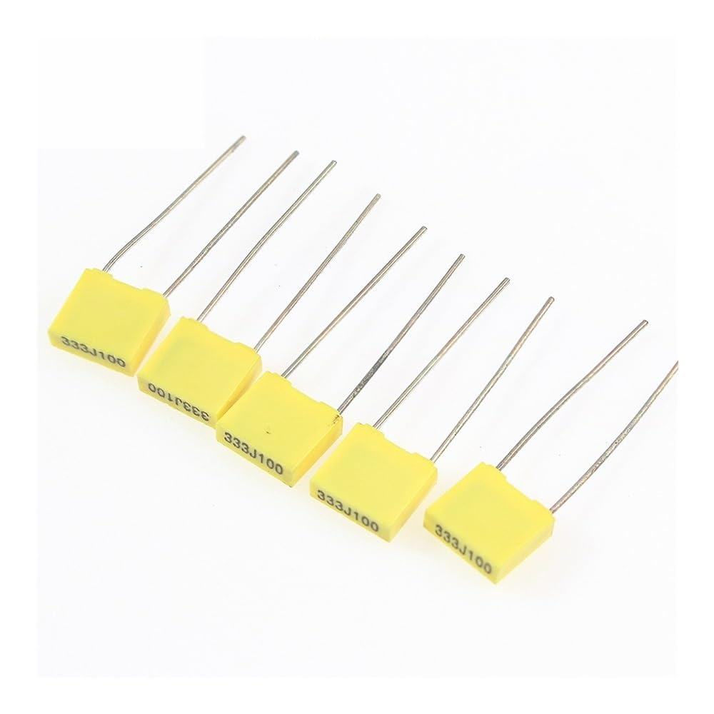 ICXLPMC 50pcs/lot Correction Capacitor 100V Polypropylene Film Correction Capacitors Set Pack 1nF~0.47uF 102J 332J 103J