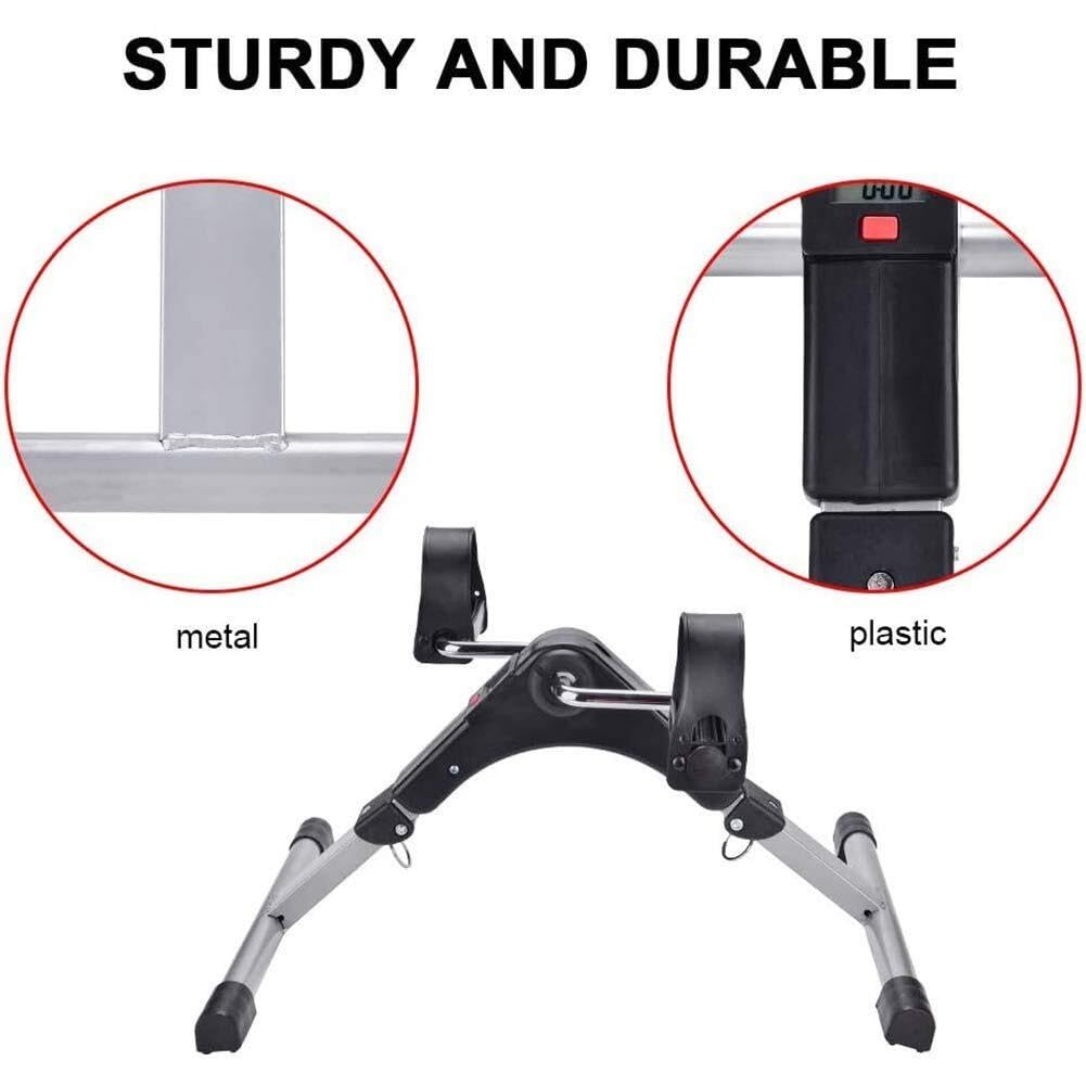 Mini Stepper Gym Pieghevole Mini Cyclette Pedale Esercitatore Bici Portatile Braccio Casa Pedale Esercitatore Palestra Fitness Allenamento