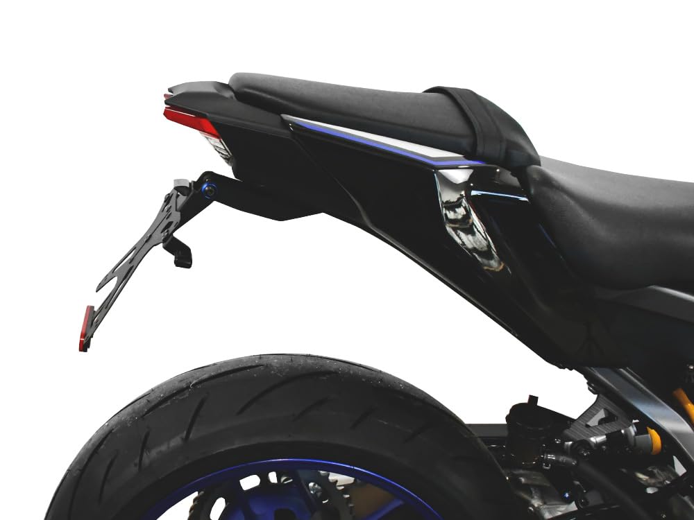 SEPTAR | PORTATARGA SPORTIVO REGOLABILE compatibile con YAMAHA MT09 2024-2026 per frecce originali
