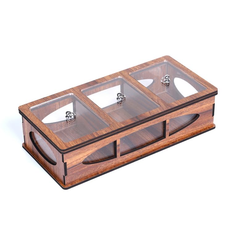 ASCELIO Decorative Dry Fruit Container Box, Mukhwas Box for Home and Office Decoration and Festive Gifting | 4 Compartment Gifting Box Made with Acrylic Leads and MDF (B0CT9242Z4) Amazon Price History, Amazon Price Tracker