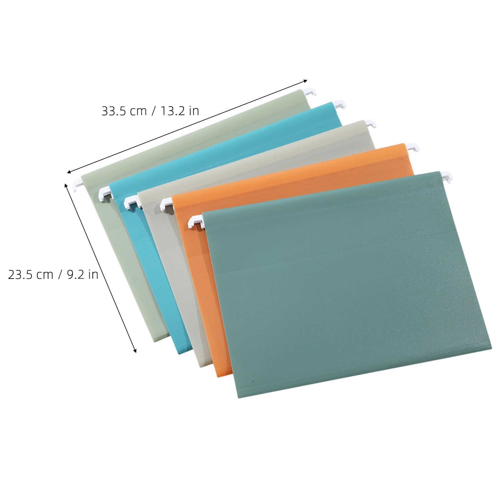 10 carpetas colgantes para archivos, tamaño carta, A4, colores
