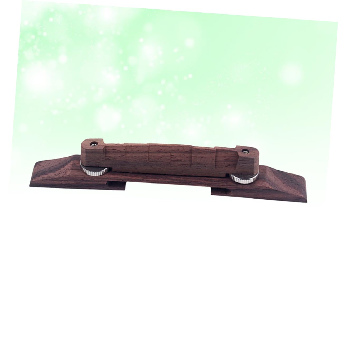 VICASKY 3 Piezas puente de guitarra para bajo puente de rodillos de guitarra puente de bajo Puente de guitarra con puente de guitarra de palisandro De madera Brown