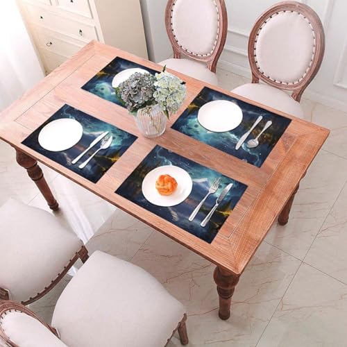 Sets de table lavables pour protéger la table des taches et chaleur - 6