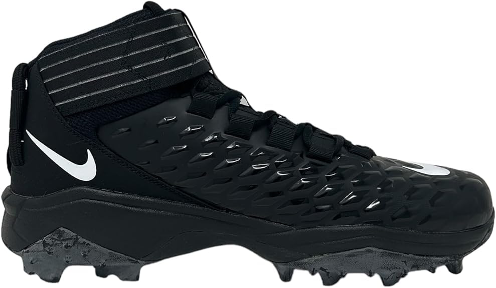 Nike Force Savage Elite 2 'Black White' Men's Football Cleats (BV5448-001) Size 16, Black/White-mid2