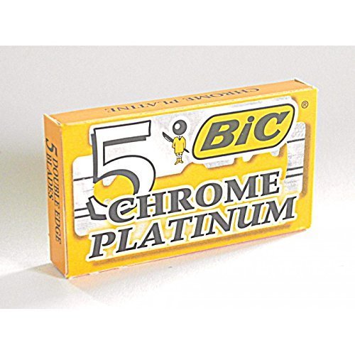 Bic Chrome Platinum Double Edge Razor Blades 10 Ct Amazon.in