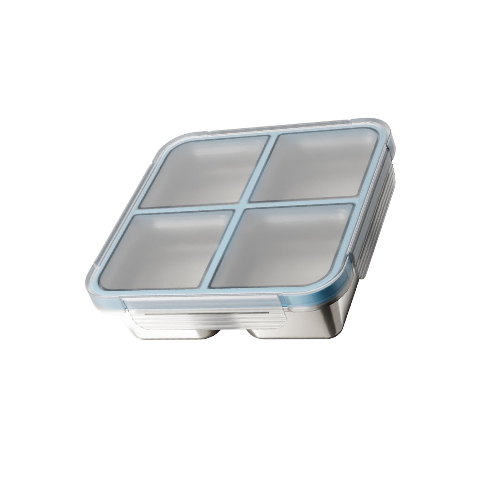 Oxxggkao User Friendly Quarter Partition Nonrust Steel Bentos Box Rustless Lunch Box