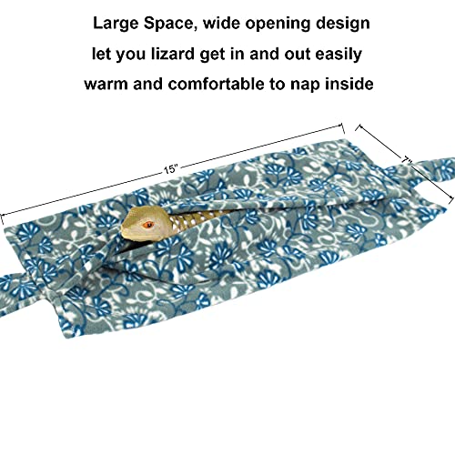 PTDECOR Adjustable Bearded Dragons Lizards Sling Carrier Reptile Carry Pouch to Prevent Them Falling When Napping Inside - Image 6