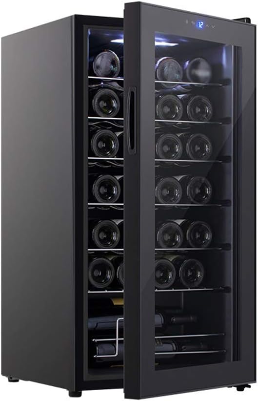 Wine Cooler Refrigerator – No Frost Wine Coolers for Bottles– 8-18°℃ Precise Temperature Control Wine Cooler Portable–17W × 18D ×33H Inches