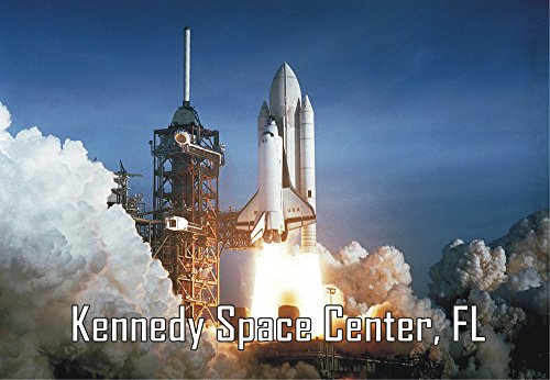 Kennedy Space Center, FL Space Shuttle Launch, 1981, Cape Canaveral, Florida, Souvenir Magnet 2 x 3 Fridge Magnet
