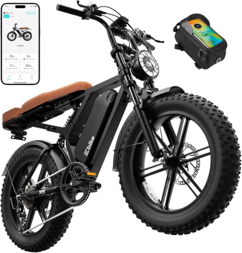 Electric Bike for Adults, 48V 15 Ah Battery, 2000W Peak Motor, 28MPH image 1