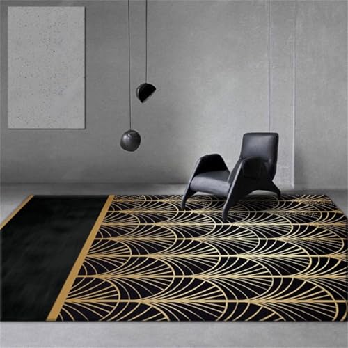 Tapis de salon lavable résistant aux taches et antidérapant