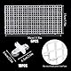6 Stück Aquarium Trennwand, Aquarium Tank Grid Trennung Brett, Fisch Tank Isolation Divider, Weiß Kunststoff Aquarium Isolation zum Trennen der Fische und zum Schutz Verschiedener Fische vor dem Kampf