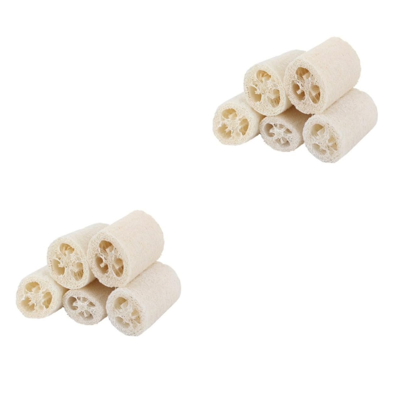 Didiseaon 10pezzi Luffa Naturale Esfoliante Per Bagno Spugna Scrubber Per Doccia Ottima Per Pulizie Domestiche e Rimozione