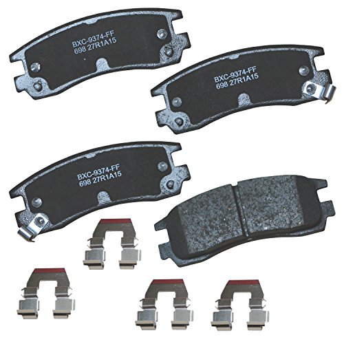 Bendix Premium SBC698 Ceramic Rear Brake Pads for Select Models Buick,LaCrosse,Regal,Rendezvous,Chevy,Monte Carlo,Venture,Olds,Intrigue,Silhouette,Pontiac Aztek,Grand Am,Prix,Montana