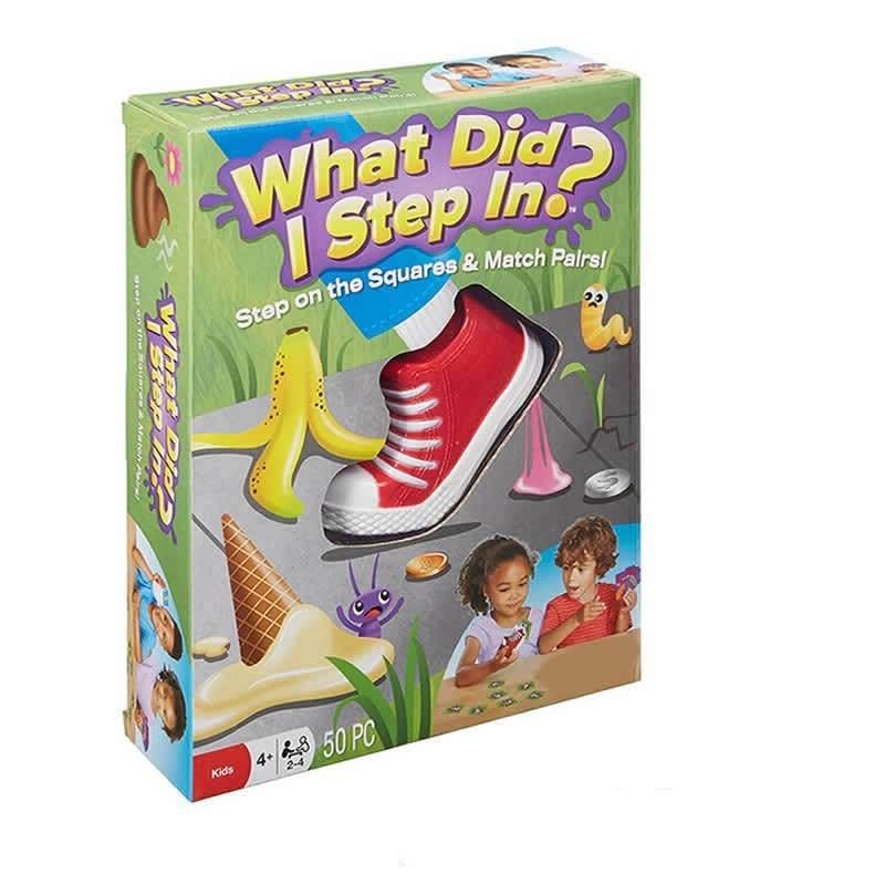 What Did I Step In? Educational Toy Board Game for 2-4 Year Olds, Learning Adventure, Interactive Gameplay, Cognitive Development
