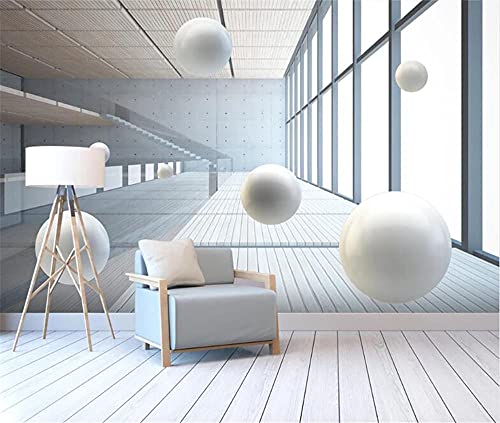 Papier peint architectural abstrait 3D WLLLO design premium
