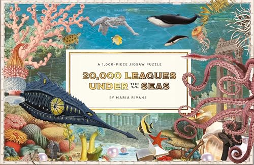 Puzzle de 1000 piezas 20,000 Leagues Under the Seas inspirado en la aventura clásica de Jules Verne