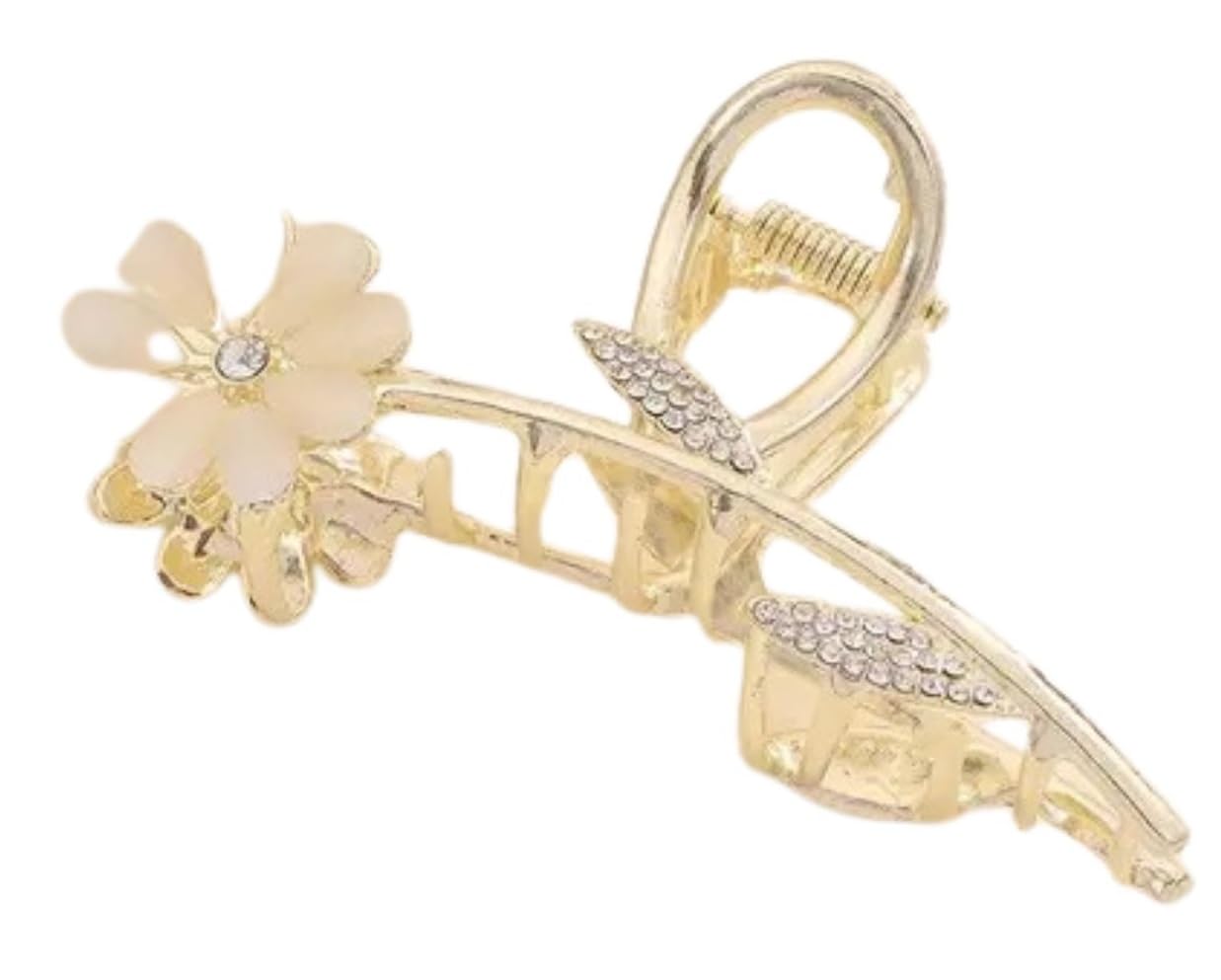 Womens Stylish Hair Claw Clip for Strong Hold Hair Clutcher for Thick & Thin Hair Non-Slip Matte Finish Hair Clamp (Design 4)