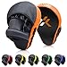 Xnature Patas de Oso para Boxeo, Muay Thai Taekwondo Karate Sanda Fight Training Kick Pads, Entrenamiento Boxeo Objetivo, Cuero PU Paos de Boxeo (Naranja)