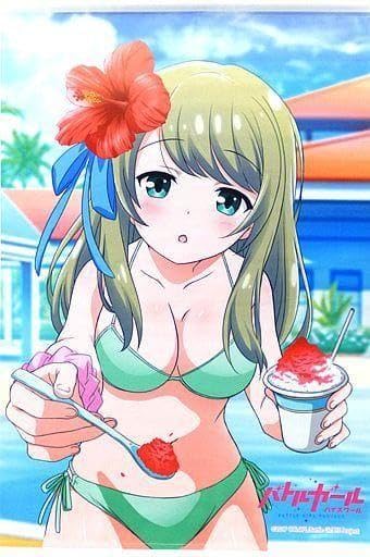 バトルガールハイスクール バトガ 常磐くるみ 水着 B2タペストリー Amazon.co.jp: バトルガールハイスクール バトガ 常磐くるみ