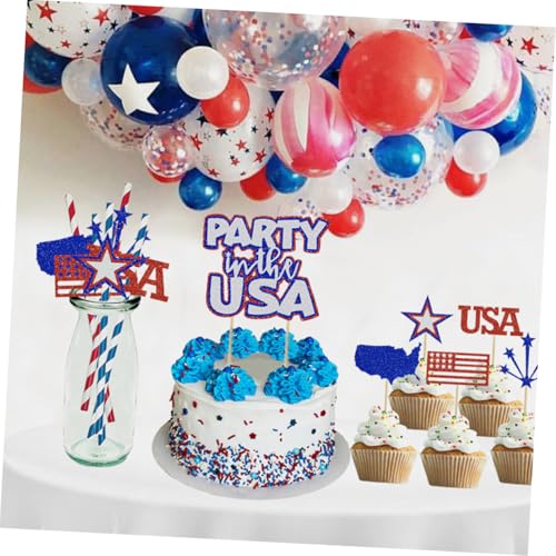 Pitillos de papel Independence Day 20 pcs miniatura 6