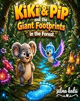 Kiki & Pip and the Giant Footprints in the Forest: A Magical Jungle Adventure About Friendship, Courage, and Curious Discoveries (Kiki & Pip Adventures) B0H2Y71YYK Book Cover