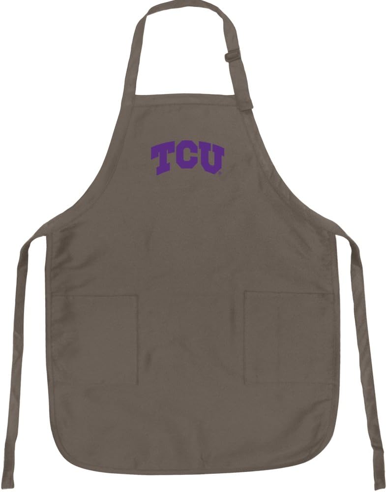 Broad Bay Deluxe Texas Christian Apron Official TCU Logo Aprons for Men or Women