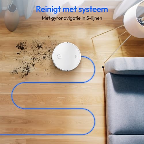 Robotstofzuiger MEDION S35 met 4000 Pa zuigkracht, gyronavigatie, 120 min looptijd, app- en spraakbesturing - Afbeelding 4