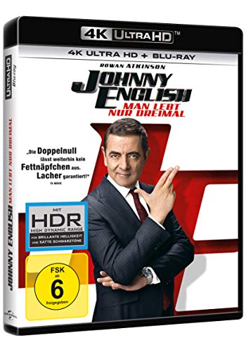 Johnny English – Man lebt nur dreimal – 4K Blu-ray (UHD + Blu-ray Disc)