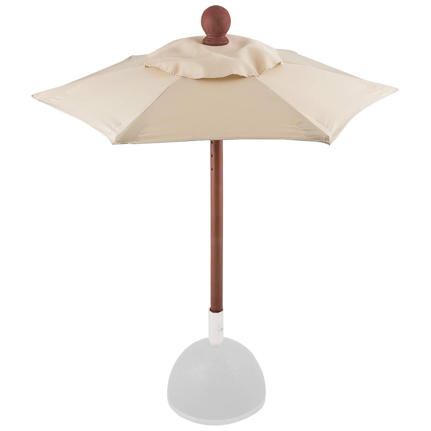 anndora Mini Tisch Sonnenschirm Dekoschirm 100 cm rund