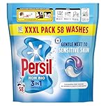 Persil Non Bio 3 in 1 Washing Capsules laundry capsules gentle next to sensitive skin for outstanding stain removal in quick & cold washes 58 washes