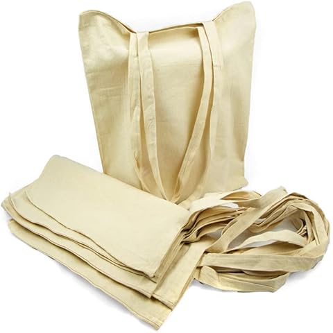 Siglo XXI Bolsa de algodón Natural con Asas largas 145 grs. 10 Unidades. Cover