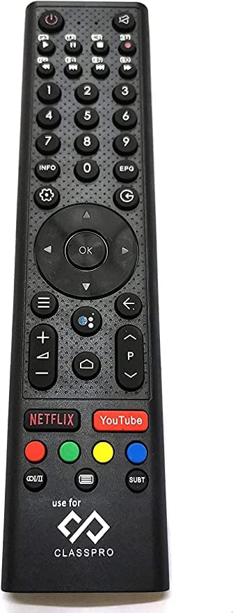 Replacement Remote Control Compatible with Chang hong TV, CHIQ TV, CLASS PRO TV BLACK