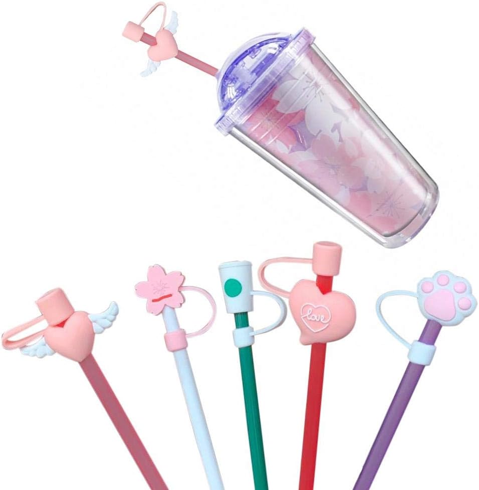 Comtes スタバ ストロー蓋 ステンレスストロー 金属ストロー 5個セット カラフル オシャレ 耐久性 衛生 Comtes スタバ ストロー蓋 ステンレスストロー 金属ストロー 5個セット カラフル オシャレ 耐久性 衛生