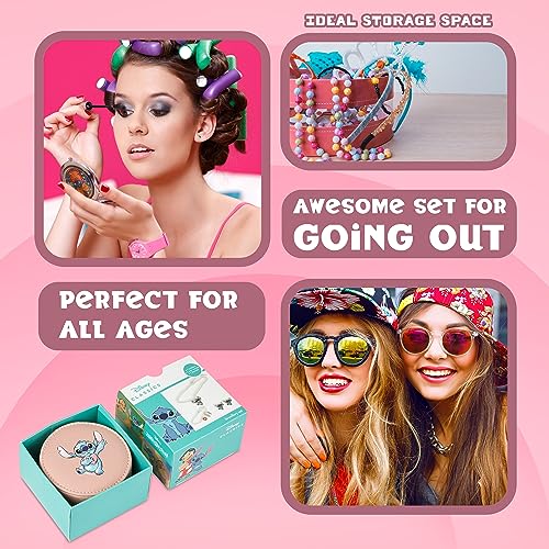 Disney Girls Friendship Necklace Earrings Bracelet Rings Sets - Stitch Gifts 5