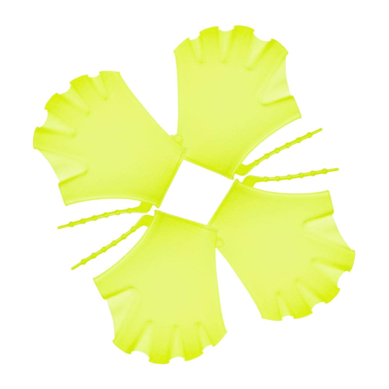 Toddmomy Per Silicone Palette Resistenti all per Allenamento Piscina per Surf E Sport Acquatici Regolabili E Confortevoli per Principianti 4 * 3