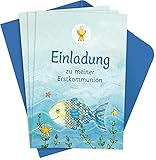 einladungskarten selber gestalten gratis  Der Wunschfisch: Einladungskarten zur Erstkommunion