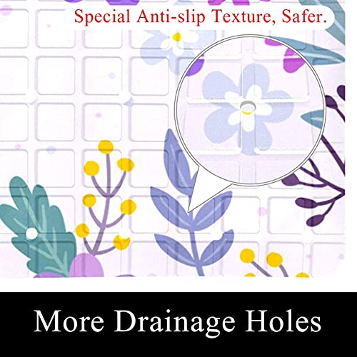 Tapis de baignoire antidérapant contre les glissades - 3