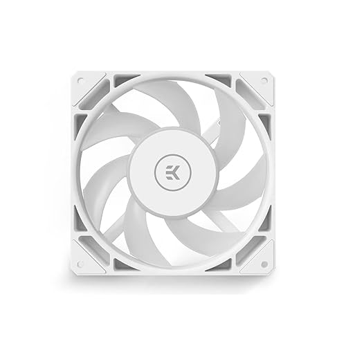 EKWB Ventilador EK-Loop FPT de 5.512 in, 600-2200 RPM, RGB digital, blanco