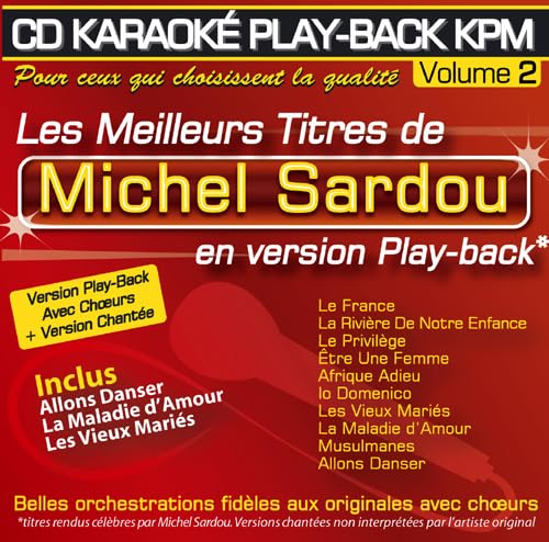 Karaoké Play-Back Kpm Vol. Michel Sardou