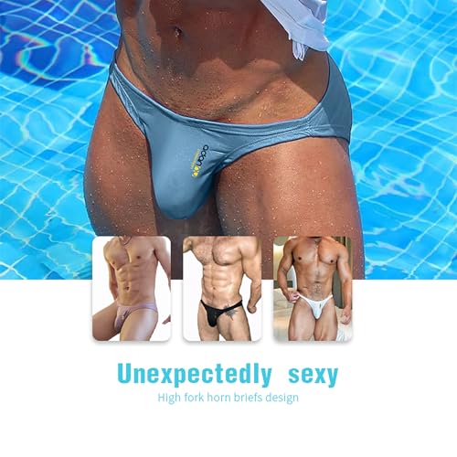 Men's Briefs Underwear Low Rise Bikini Tagless Panties Breathable Convex Underpants4