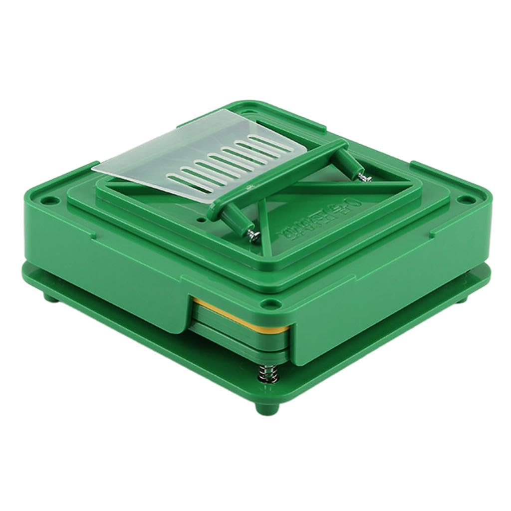 100 Holes Manual Capsule Filling Machine Empty Capsule Filler Tray Green
