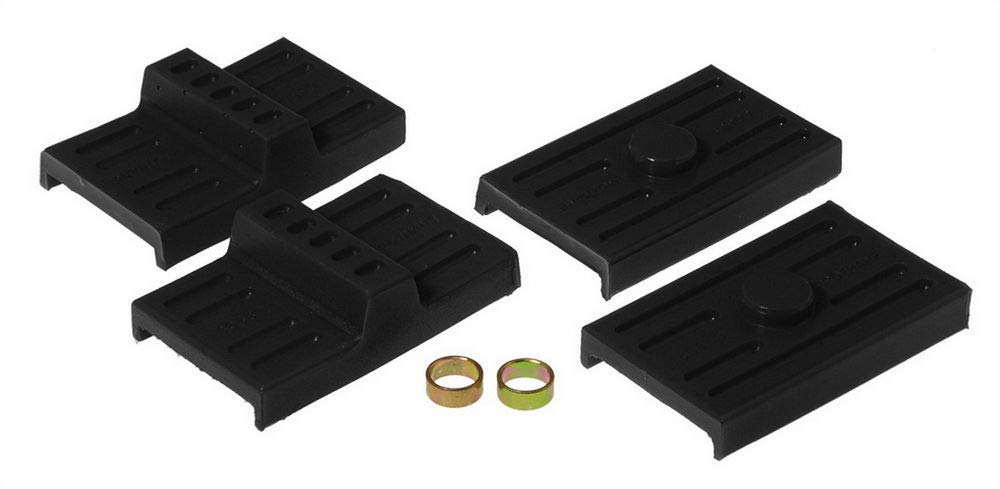 Prothane 7-1709-BL Black Rear Upper and Lower Multi Leaf Spring Pad Kit