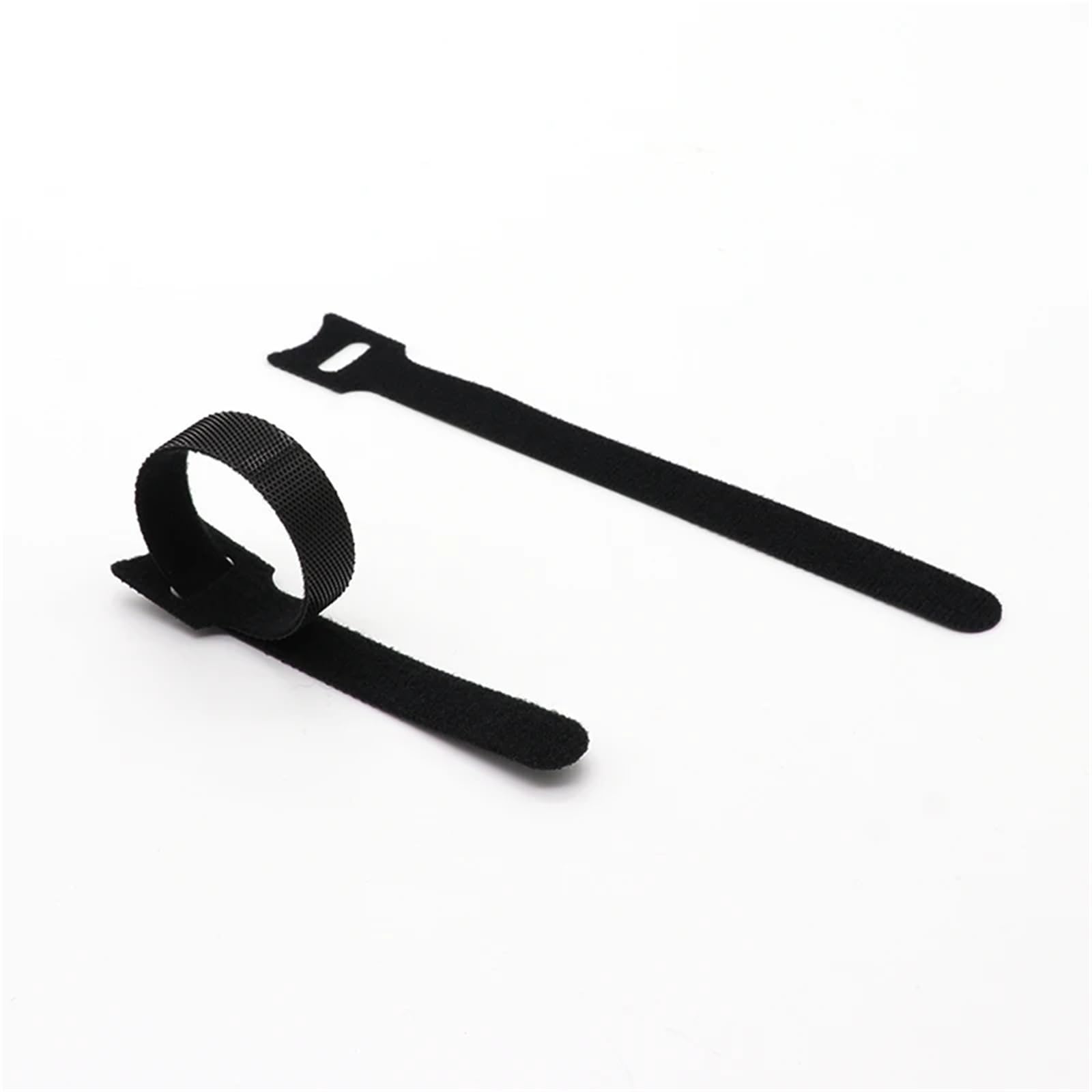 Gjgfjghk 800 Pieces Zip Ties 10~1000Pcs Black T-Type Cable Ties Plastics Releasable Nylon Hook Loop Wrap Zip Bundle Fastener Straps Detachable Wire Organizer Long Cable Ties(,250Mm)