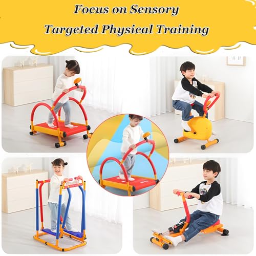 Image of Children Treadmill, Manual Toddler Treadmills for Home, with LED Display /Handle Bar, for Boys and Girls Ages 3+