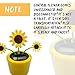 Solar Dancing Flower Sunflower Solar Powered Dancing Toys Car Swinging Toy Sun Powered Windowsill Decoration Holiday Car Dashboard Office Home Desk Decor